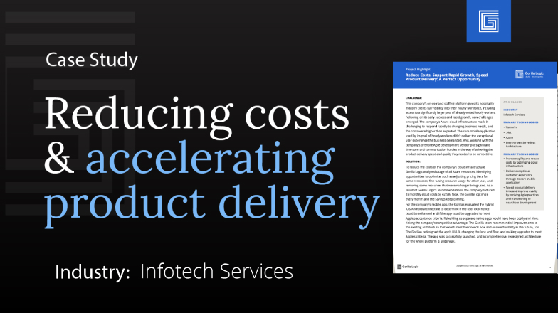 Reduce Costs, Support Rapid Growth, Speed Product Delivery: A Perfect Opportunity