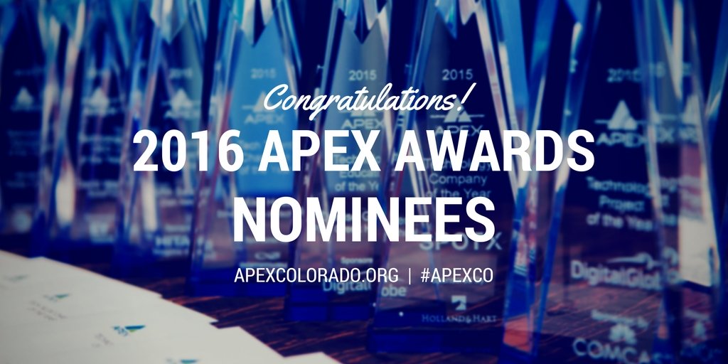 Gorilla Logic APEX Company of the Year Nomination 2016