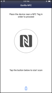 NFC Tag App Border