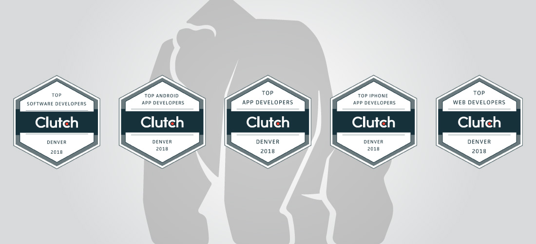 Clutch Ranks Gorilla Logic Among the Best App Development Companies in Denver Area for 2018