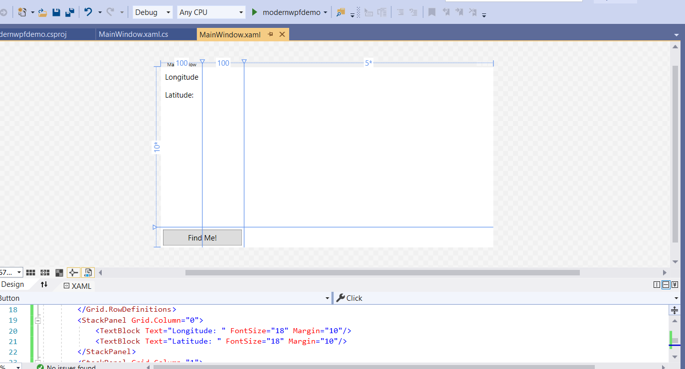 Use Visual Studio to design interfaces