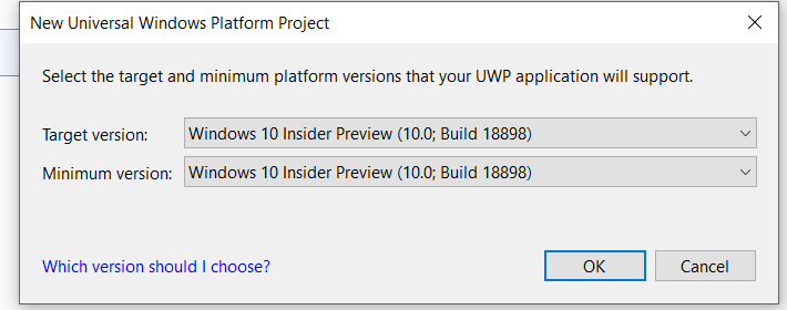 Windows 10 Insider version
