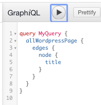 gatsbyjs graphql basic query