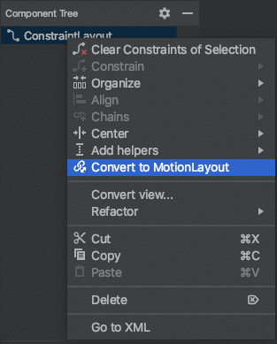 Preview of your ConstraintLayout