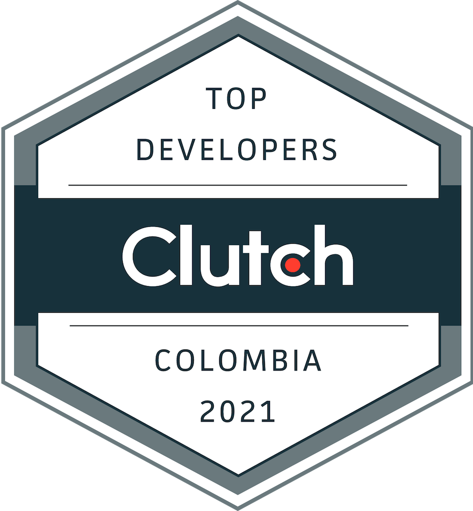 Top Developers Colombia 2021 Clutch Award Badge