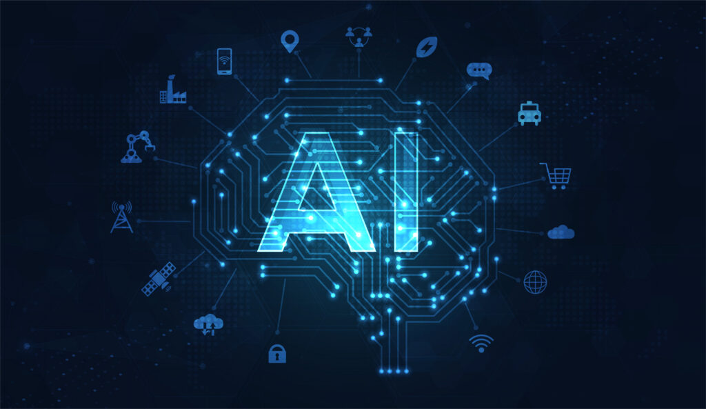 AI letters representing decision models and LLMs in enterprise AI